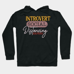 Introvert social Distancing Expert Hoodie